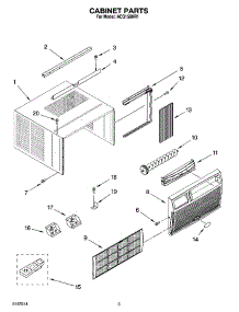 ACQ158XR1 Whirlpool Air Conditioner Parts & Free Repair Help ...