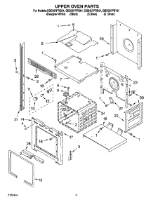 GBD307PRS01 Whirlpool Oven Parts & Free Repair Help - AppliancePartsPros