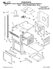 Parts For Whirlpool Gbd277pdt10 Oven Appliancepartspros Com