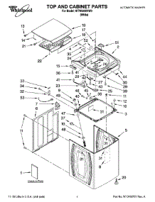 Parts for Whirlpool WTW6200VW0 Washer - AppliancePartsPros.com