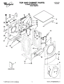 WFW9400VE01 Whirlpool Washer Parts & Free Repair Help - AppliancePartsPros