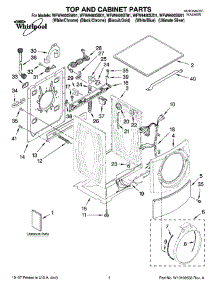 WFW9400SW01 Whirlpool Washer Parts & Free Repair Help - AppliancePartsPros