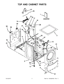 WFW9050XW03 Whirlpool Washer Parts & Free Repair Help - AppliancePartsPros