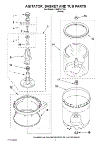 CAM2742TQ3 Whirlpool Washer Parts & Free Repair Help - AppliancePartsPros