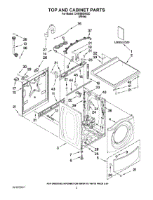 CHW9900WQ0 Whirlpool Washer Parts & Free Repair Help - AppliancePartsPros