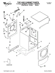 GHW9400PL2 Whirlpool Washer Parts & Free Repair Help - AppliancePartsPros