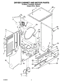 Parts for Whirlpool LTE5243DQ6 Washer Dryer Combo - AppliancePartsPros.com