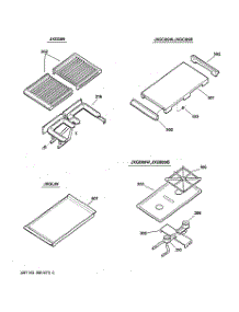 Parts for GE JGP389BEVBB Cooktop - AppliancePartsPros.com