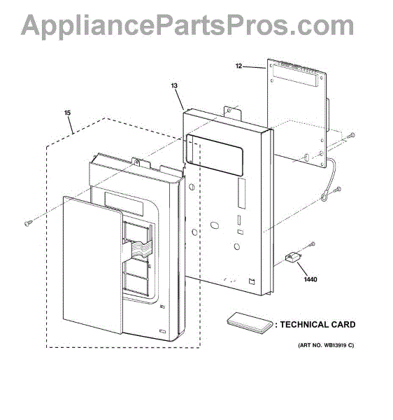 Parts for GE JVM1540DM5BB: Control Parts - AppliancePartsPros.com