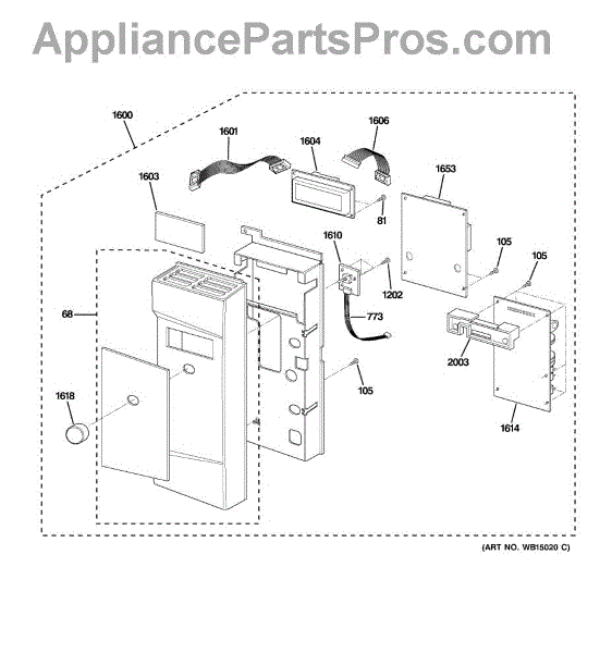 Parts for GE PSA1200RBB02: Control Parts - AppliancePartsPros.com