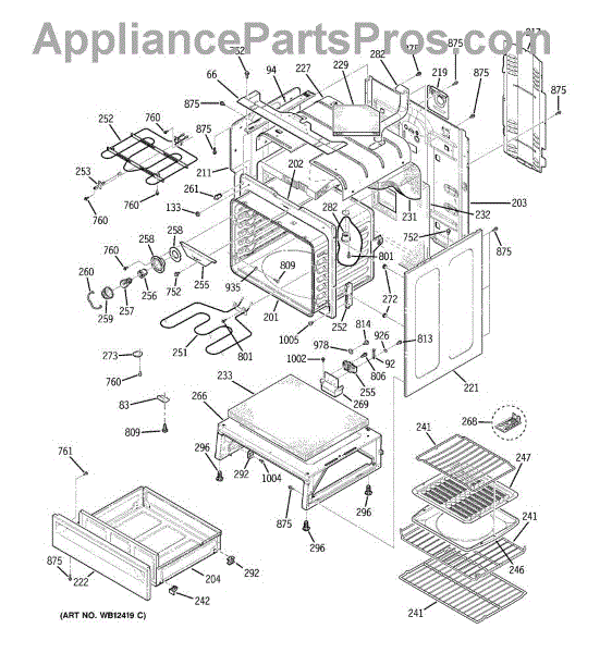 GE WB48T10015 Oven Rack - AppliancePartsPros.com