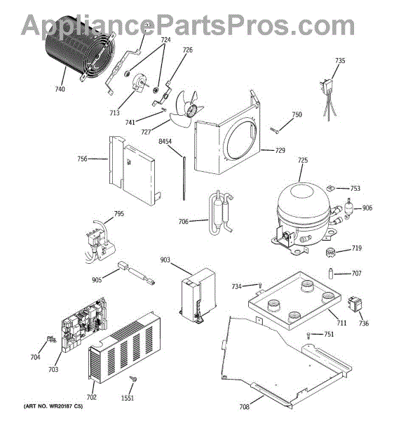 GE WR55X11070 Refrigerator Main Control Board Assembly (AP4982341 ...