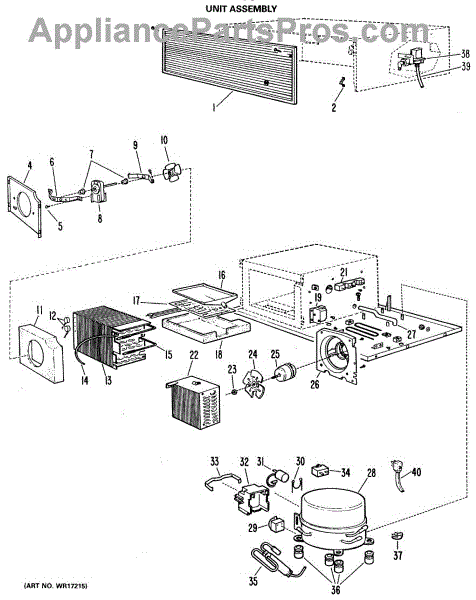 Parts for GE BCS42CKC: Unit Assembly Parts - AppliancePartsPros.com