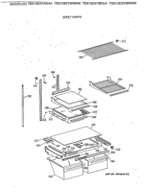 Parts for GE TBX19DIYARWW Refrigerator - AppliancePartsPros.com