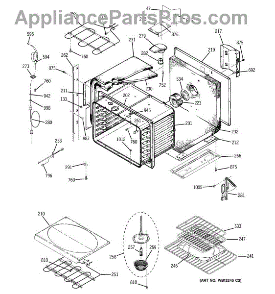 GE WB44T10055 Element Bake (AP3793599) - AppliancePartsPros.com