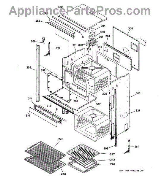 Parts for GE ZET857SB3SS: Upper Oven Parts - AppliancePartsPros.com