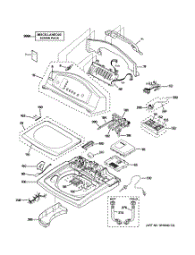 Parts for GE WPGT9150H0WW Washer - AppliancePartsPros.com