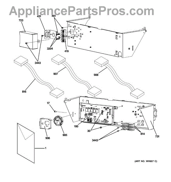 Parts for GE GTUP270EM0WW: Controls Parts - AppliancePartsPros.com