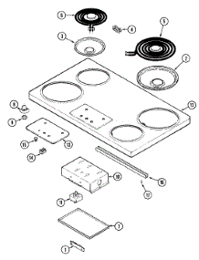 Parts For Magic Chef 8710vb Cooktop Appliancepartspros Com