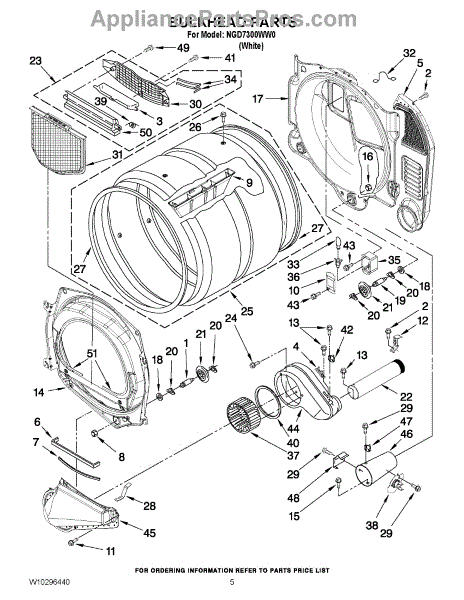 Parts for Thermador PSC486GDZS: Griddle Assembly Parts ...