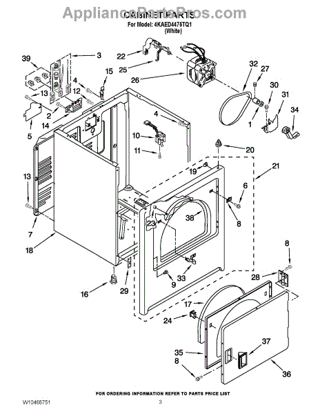 Parts for Thermador PDR364GDZS: Cover Parts - AppliancePartsPros.com