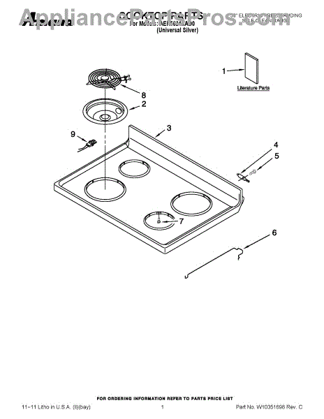 Parts for Thermador CMT-20: Doors Parts - AppliancePartsPros.com