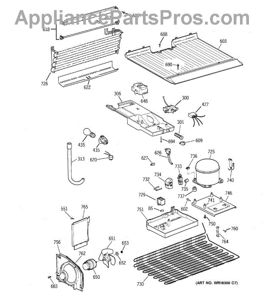 Parts for GE CTX18HABBRWW: Unit Parts - AppliancePartsPros.com