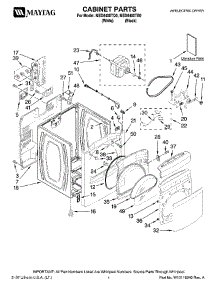 MED6400TQ0 Maytag Dryer Parts & Free Repair Help - AppliancePartsPros