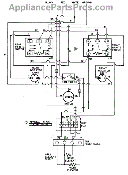 Parts for Jenn-Air CVEX4100B: Wiring Information Parts ...