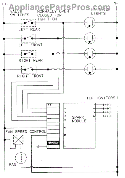 Parts For Jenn-air Cvgx2423b: Wiring Information Parts 