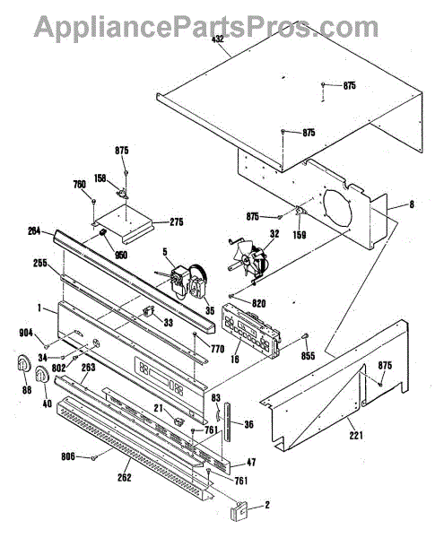 Parts for GE JKP26GP2BG: SECTION1 Parts - AppliancePartsPros.com