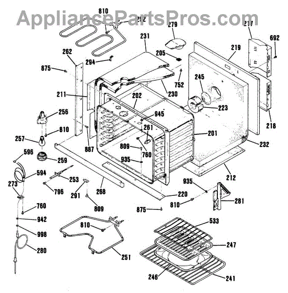 Parts for GE JTP16GT1BB: SECTION2 Parts - AppliancePartsPros.com