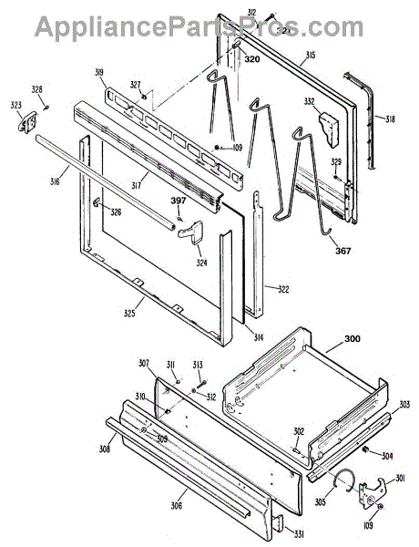 Parts for GE LGB136GER1: SECTION3 Parts - AppliancePartsPros.com