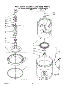 KAWE560WWH3 KitchenAid Washer Parts & Free Repair Help - AppliancePartsPros