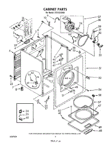 Le6150xsw0 Whirlpool Dryer Parts & Free Repair Help - Appliancepartspros