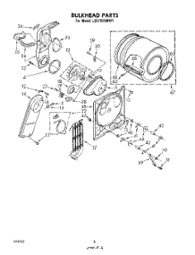 Parts for Whirlpool LE5790XMW1 Dryer - AppliancePartsPros.com