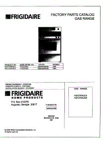 FGF379WJCA Frigidaire Range Parts & Free Repair Help - AppliancePartsPros