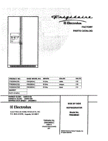 FRS26R4CW0 Frigidaire Refrigerator Parts & Free Repair Help ...