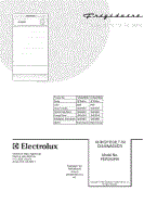 Genuine Frigidaire 154641601 Dishwasher Insulation 