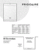 frigidaire dishwasher model fghd2433kb1