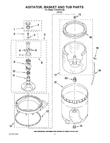 Admiral Washing Machine Parts Diagram