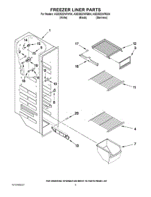 ASD2522WRB04 / Amana Refrigerator Parts & Free Repair Help ...