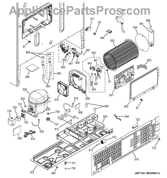 GE WR55X38248 Main Board Assembly (AP7175669) - AppliancePartsPros.com