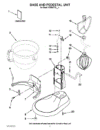 Whirlpool W10846380 W10335442G 5.5 & 6 Quart KitchenAid Coated Dough Hook  (AP5989652) 