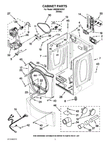 WED9610XW1 / Whirlpool Dryer Parts & Free Repair Help - AppliancePartsPros