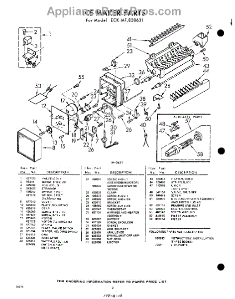 Parts for Whirlpool ECKMF: Section Parts - AppliancePartsPros.com