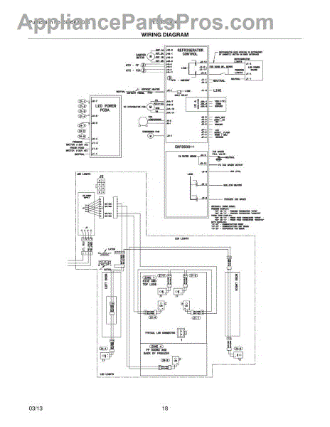 Parts for Frigidaire EI23BC30KS3: Wiring Diagram Parts ...