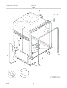 FGBD2438PF0A / Frigidaire Dishwasher Parts & Free Repair Help ...