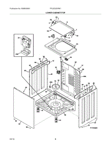 Parts for Frigidaire FFLE2022MW1 / Washer Dryer Combo