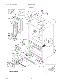 Parts for Frigidaire FGHF2344MF7 / Refrigerator - AppliancePartsPros.com